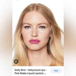 NWT Charlotte Tilbury Hollywood Lips In discontinued color Dolly Bird